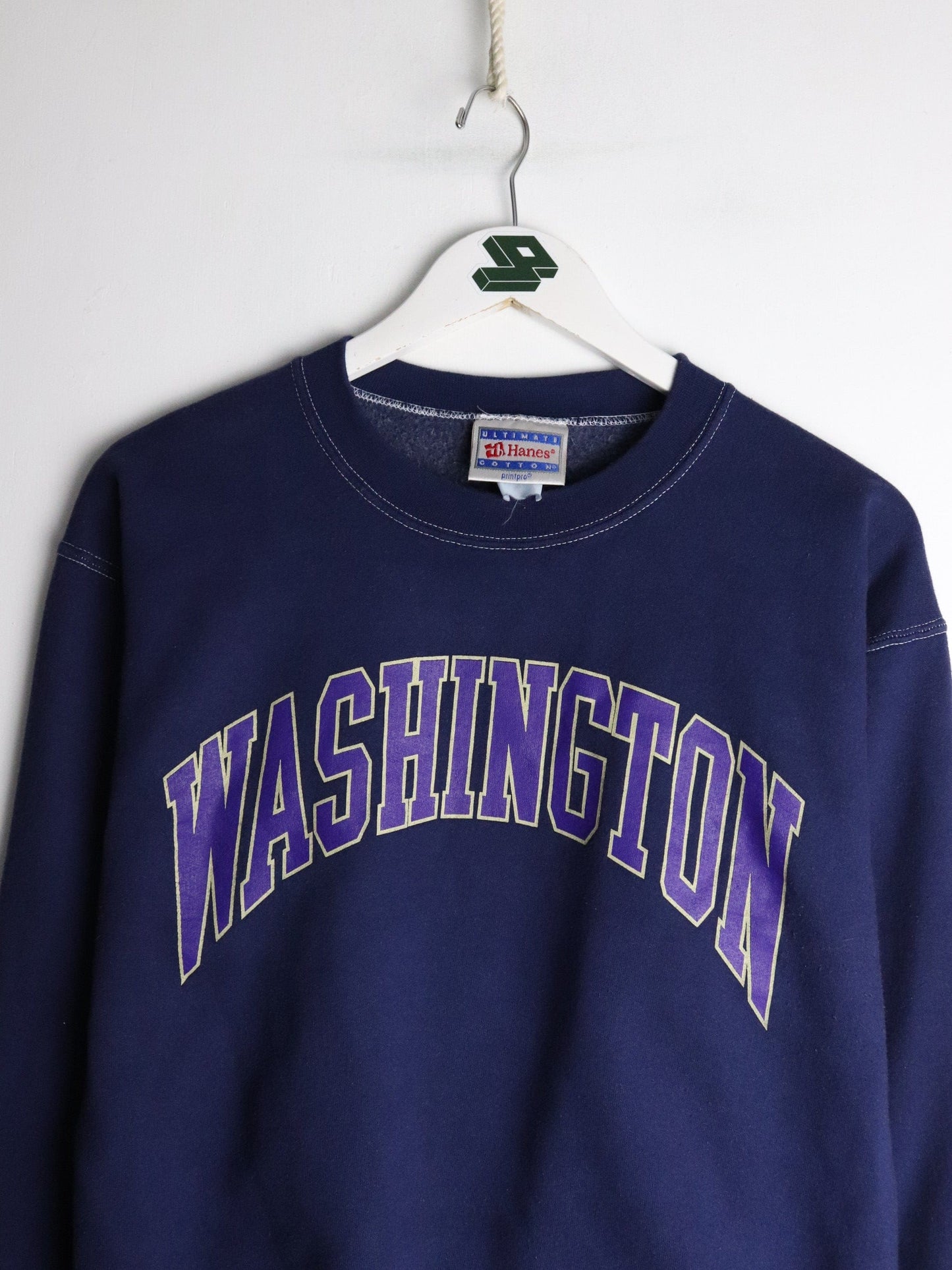 Vintage Washington Huskies Sweatshirt Mens Medium Blue College