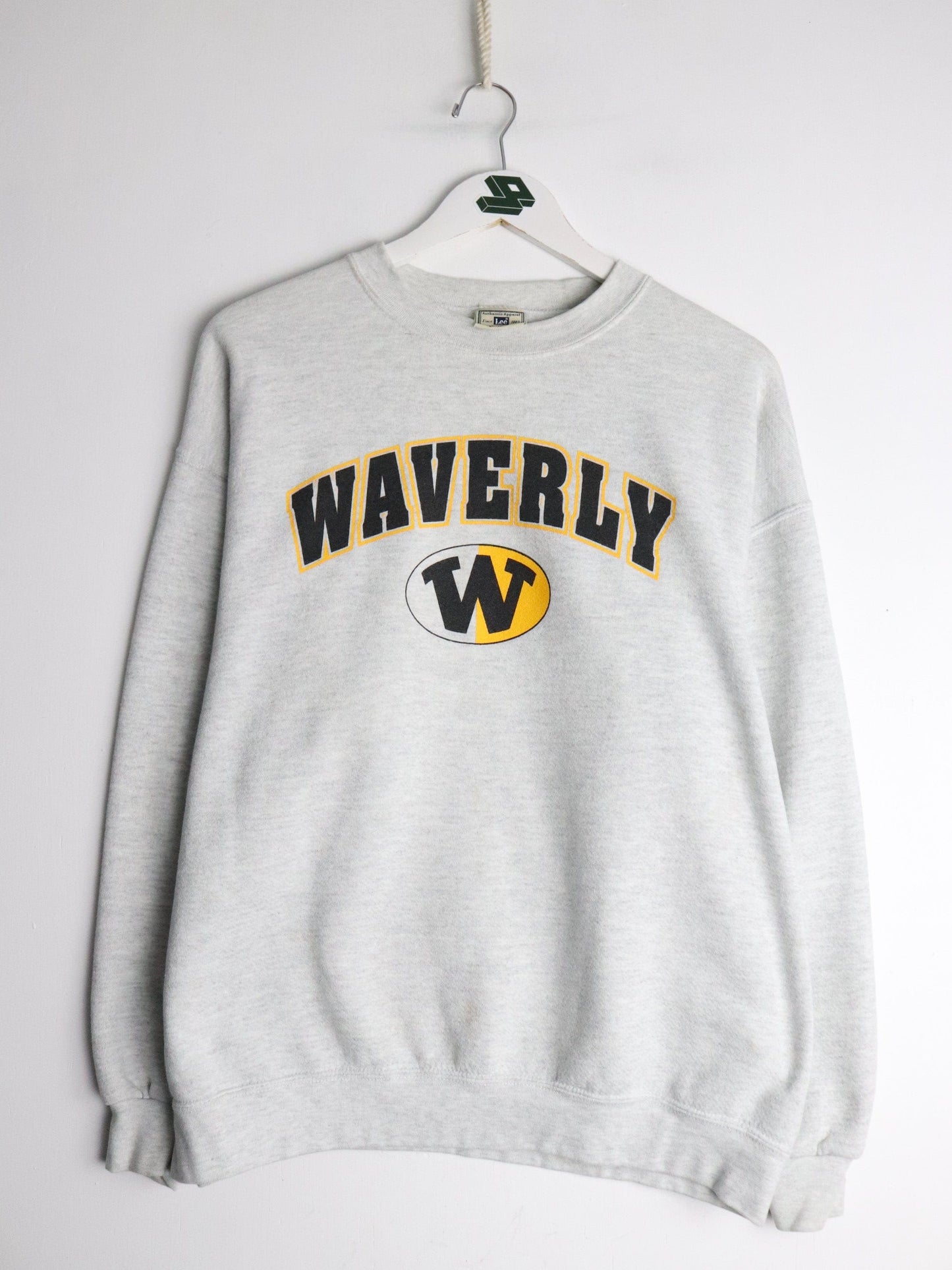 Vintage Waverly College Sweatshirt Mens Large Grey from propervintagecanada