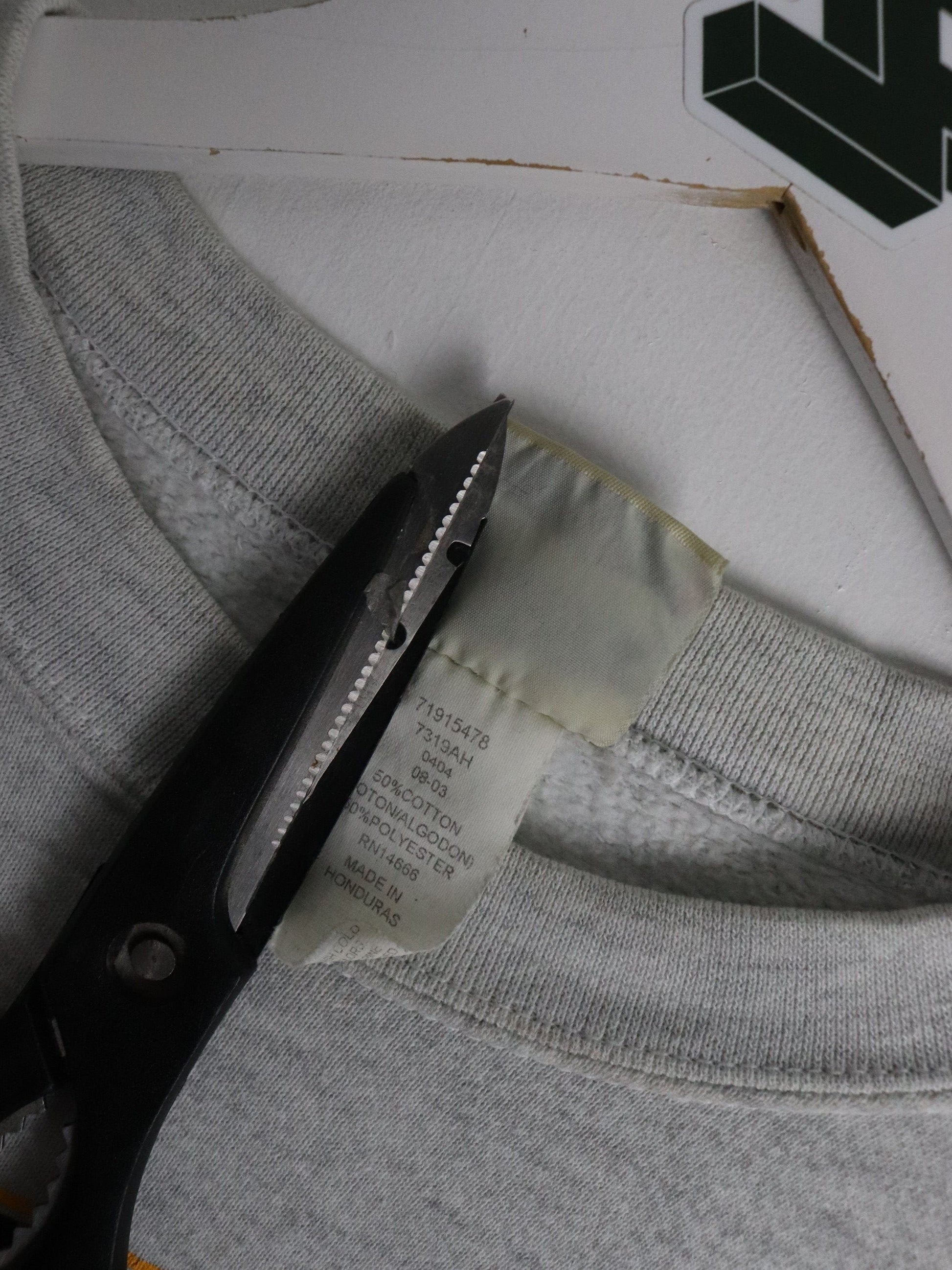 Vintage Waverly College Sweatshirt Mens Large Grey from propervintagecanada