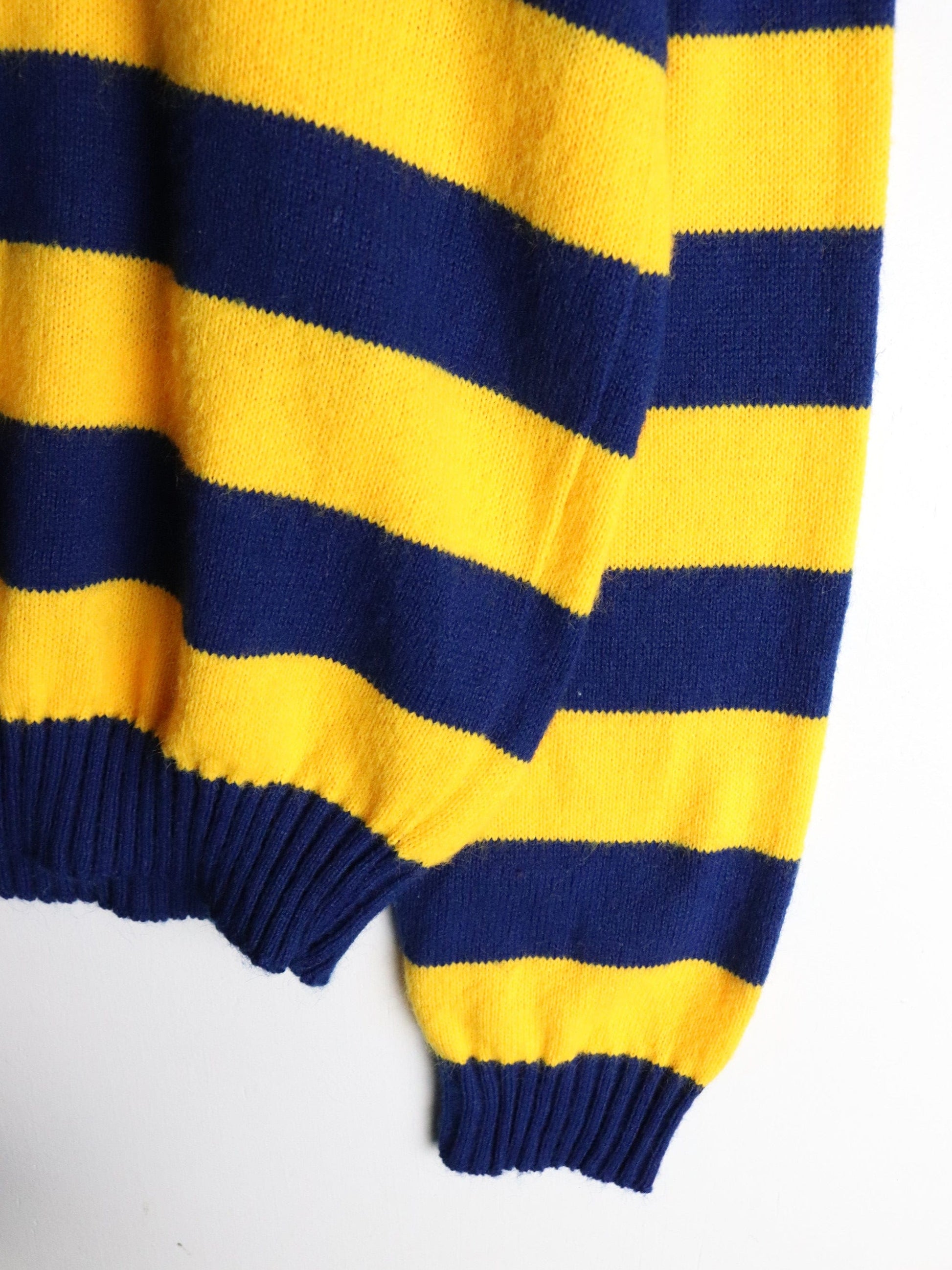 Vintage West Virginia Mountaineers Sweater Mens Large Blue Knit