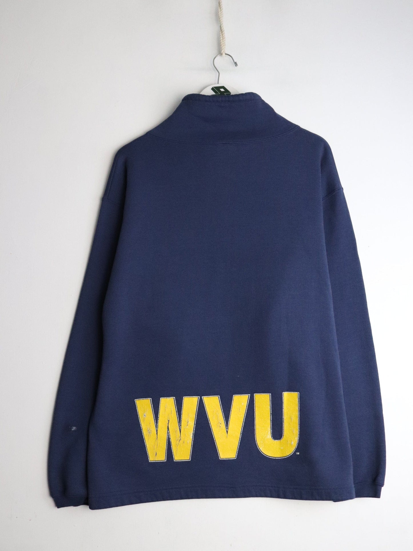 Vintage West Virginia Mountaineers Sweatshirt Mens XL Blue College