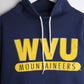 Vintage West Virginia Mountaineers Sweatshirt Mens XL Blue College