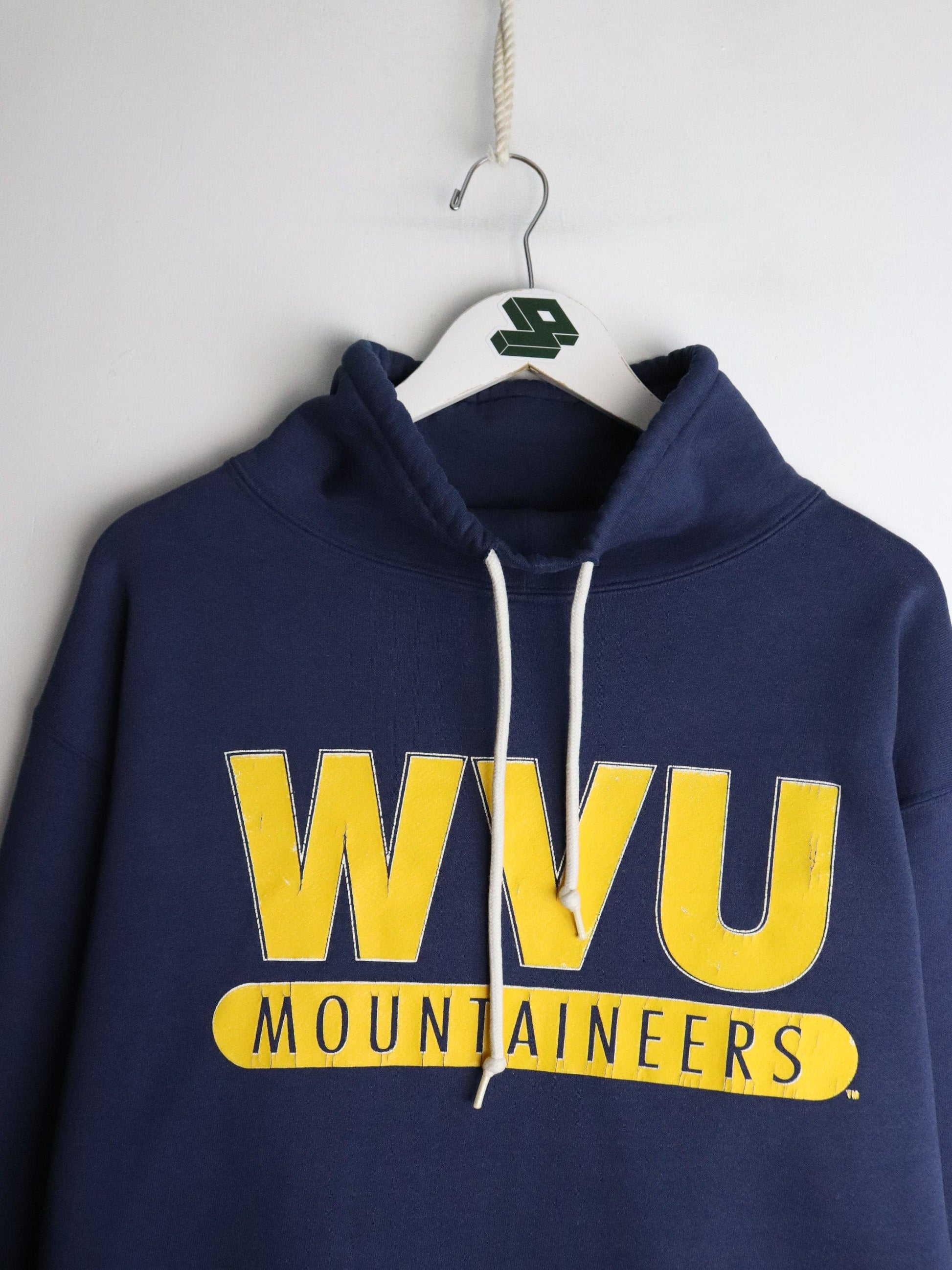Vintage West Virginia Mountaineers Sweatshirt Mens XL Blue College