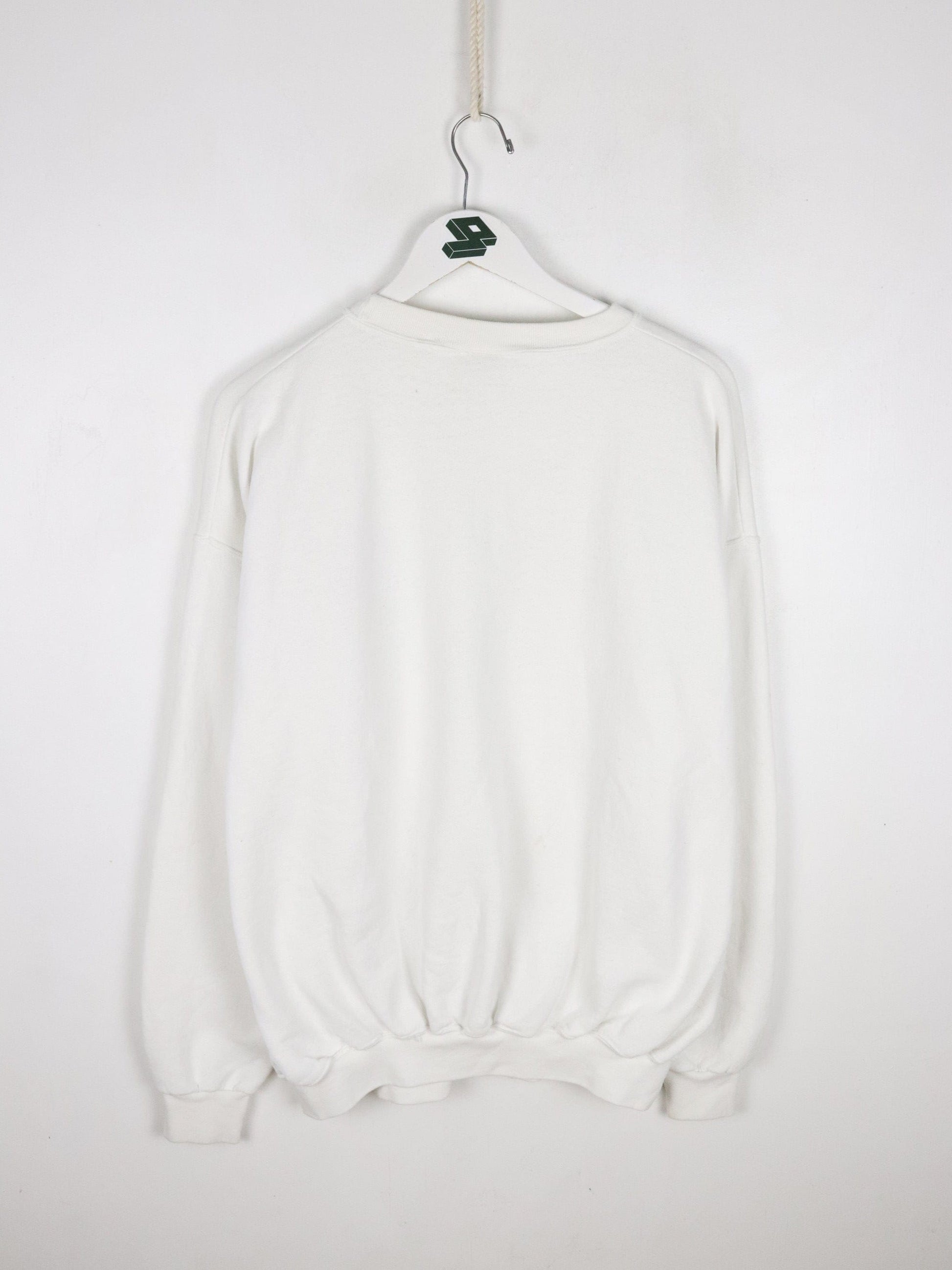 Vintage West Virginia Mountaineers Sweatshirt Mens XL White from propervintagecanada