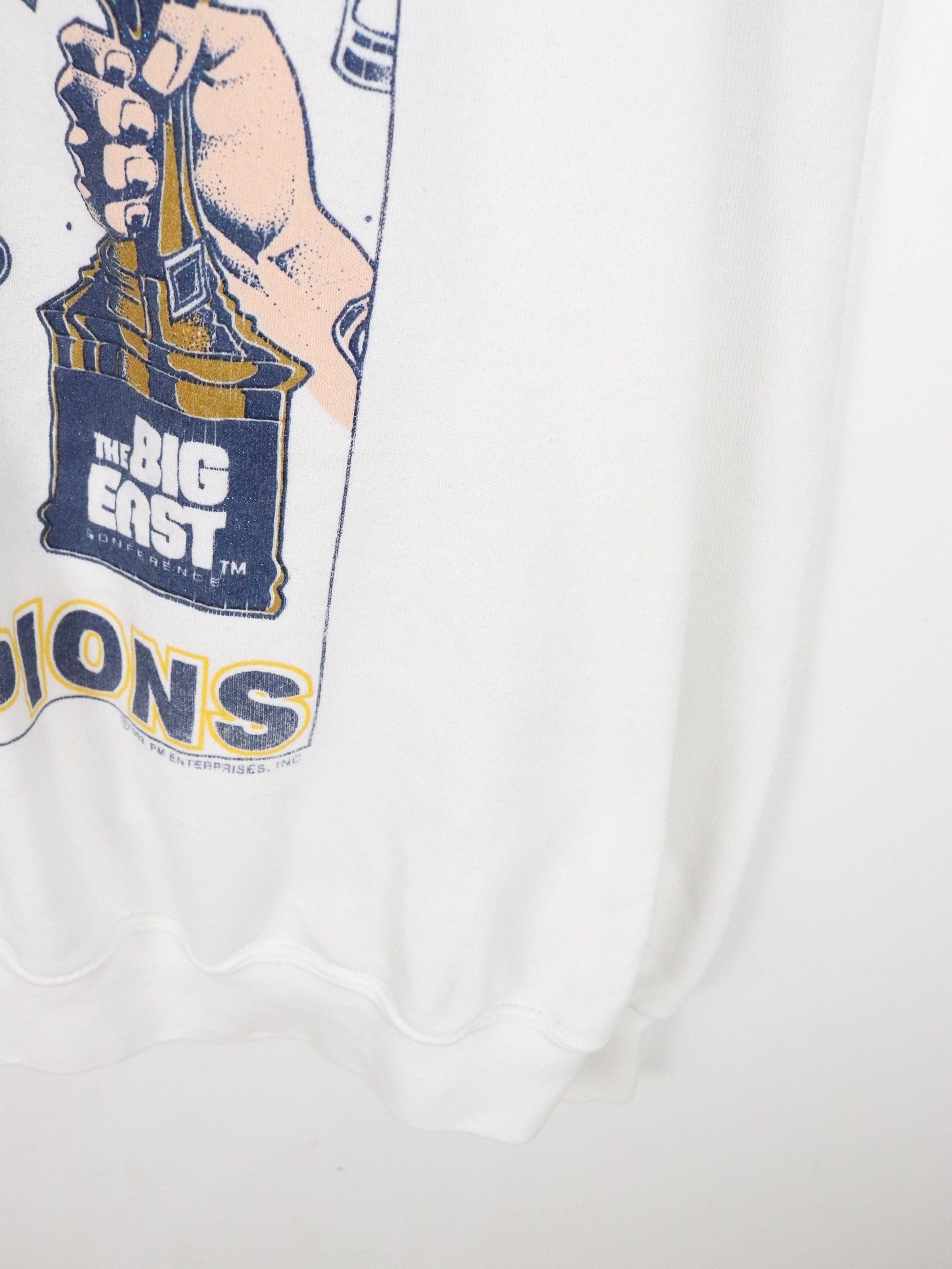 Vintage West Virginia Mountaineers Sweatshirt Mens XL White from propervintagecanada