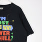 Vintage Which Way Is Over The Hill T Shirt Mens XL Black Funny 90s
