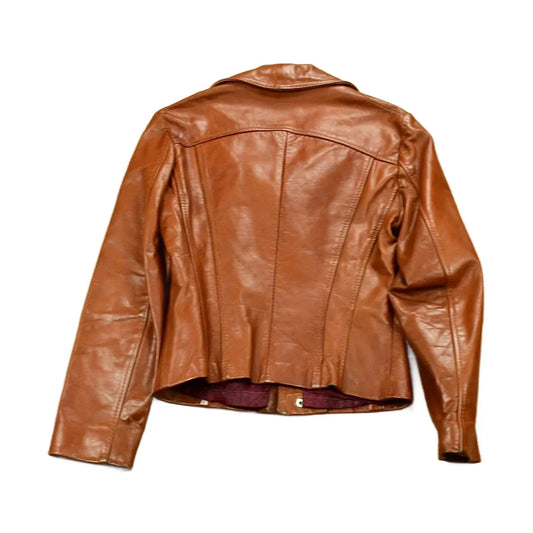 Vintage Women's 1960s Leather Jacket from propervintagecanada
