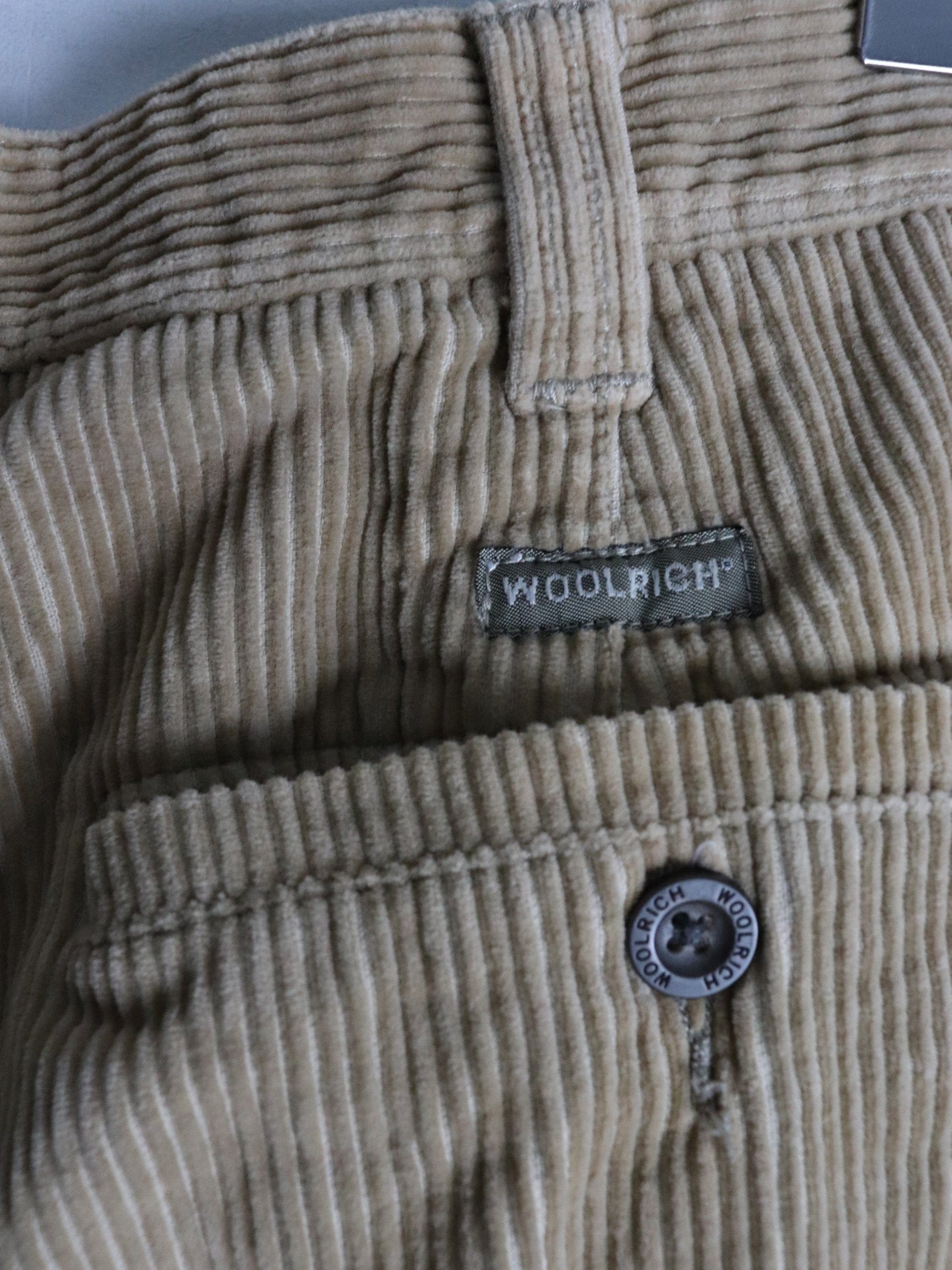 Vintage Woolrich Pants Fits Mens 36 x 31 Brown Corduroy from propervintagecanada