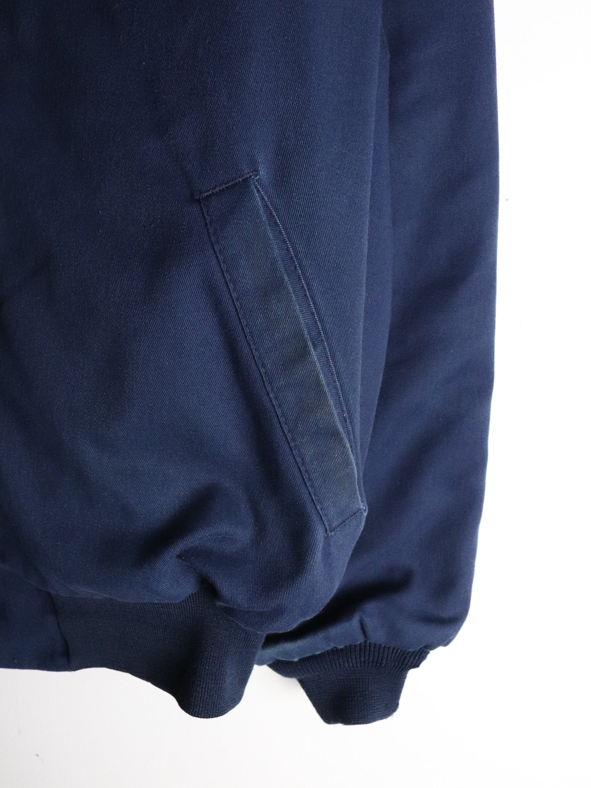 Vintage Work Jacket Mens Large Blue Snap On from propervintagecanada