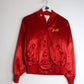 Vintage WPGU 107fm Jacket Womens Small Red Satin from propervintagecanada