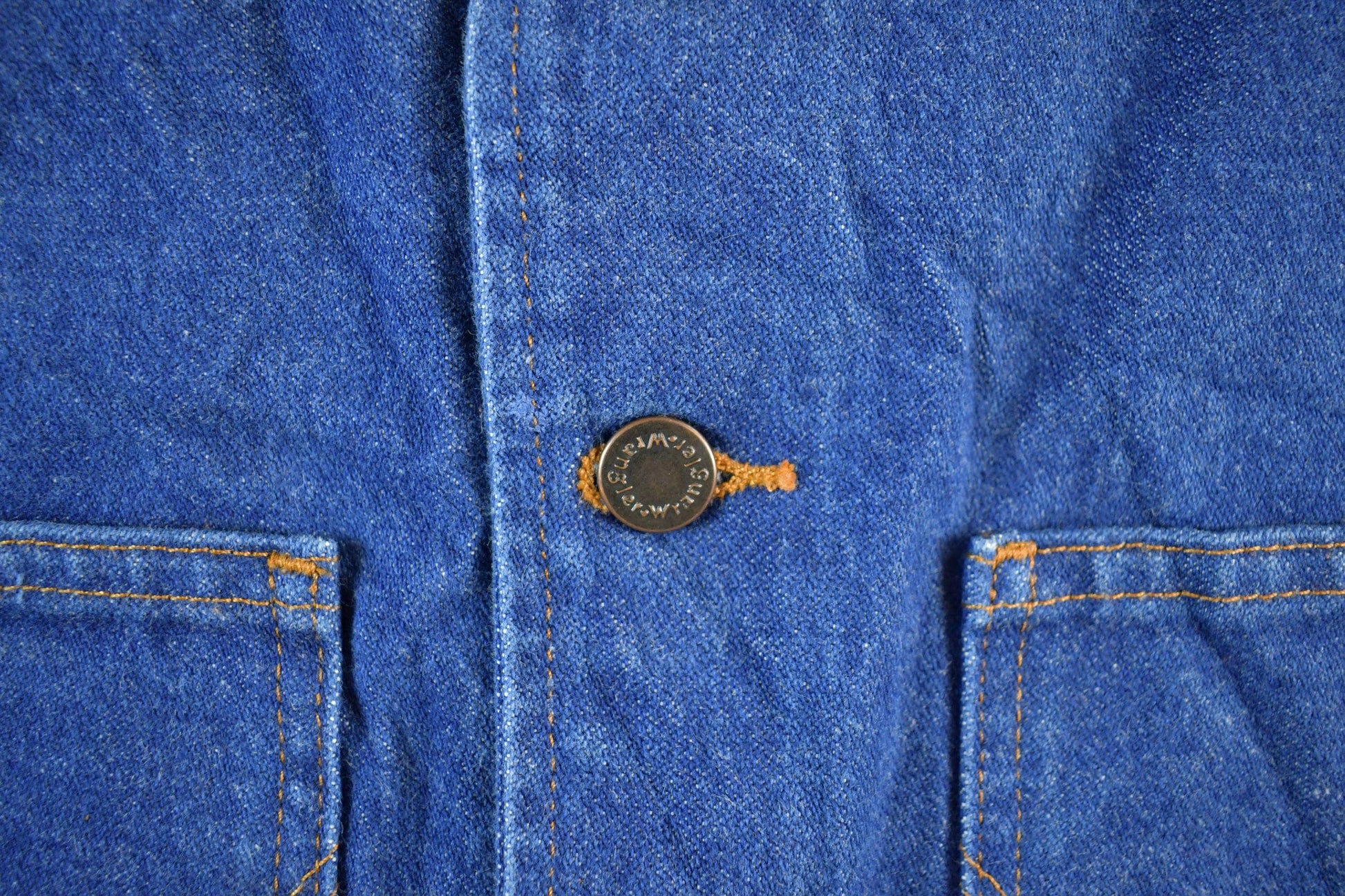 Vintage Wrangler Denim Vest Mens XL - 1990s Western Jean from propervintagecanada