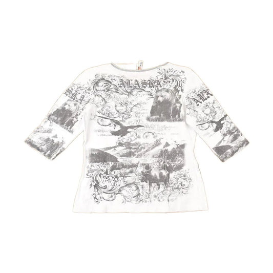 Vintage Y2K Alaska AOP Souvenir Travel T-Shirt Women's M / Destination Shirt / 2000s Single Stitch Graphic Tee / Made in USA from propervintagecanada