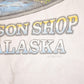 Vintage Y2K Alaska Harley Davidson Motorcycles Biker T-Shirt Men's L from propervintagecanada