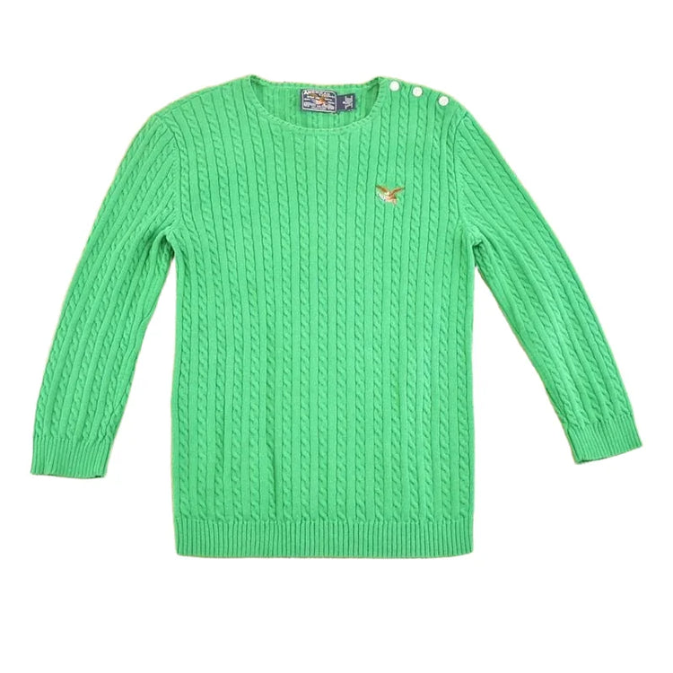 Vintage Y2K American Legend Knit Crewneck Sweater Youth S from propervintagecanada