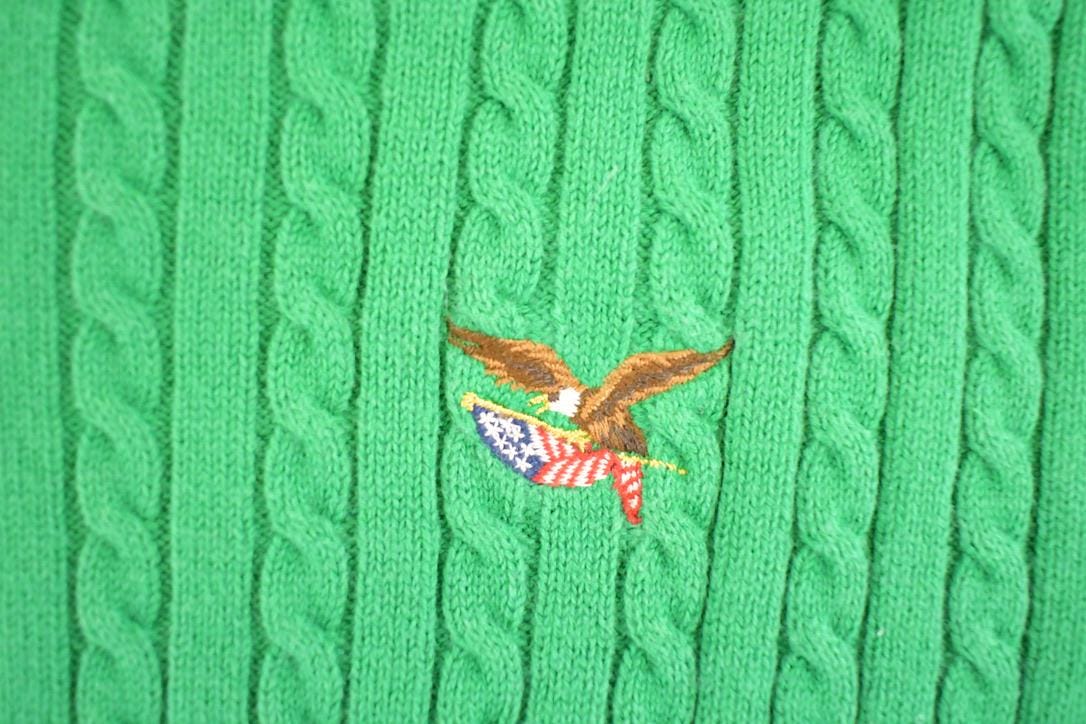 Vintage Y2K American Legend Knit Crewneck Sweater Youth S from propervintagecanada
