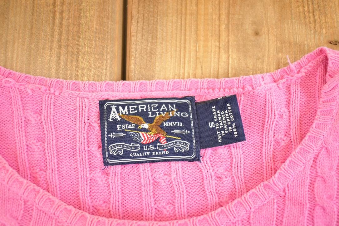 Vintage Y2K American Legend Knit Crewneck Sweater Youth S from propervintagecanada
