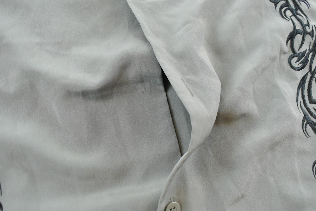 Vintage Y2K Amplify Barbwire Button Up Shirt Men's 2XL from propervintagecanada