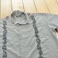 Vintage Y2K Amplify Barbwire Button Up Shirt Men's 2XL from propervintagecanada