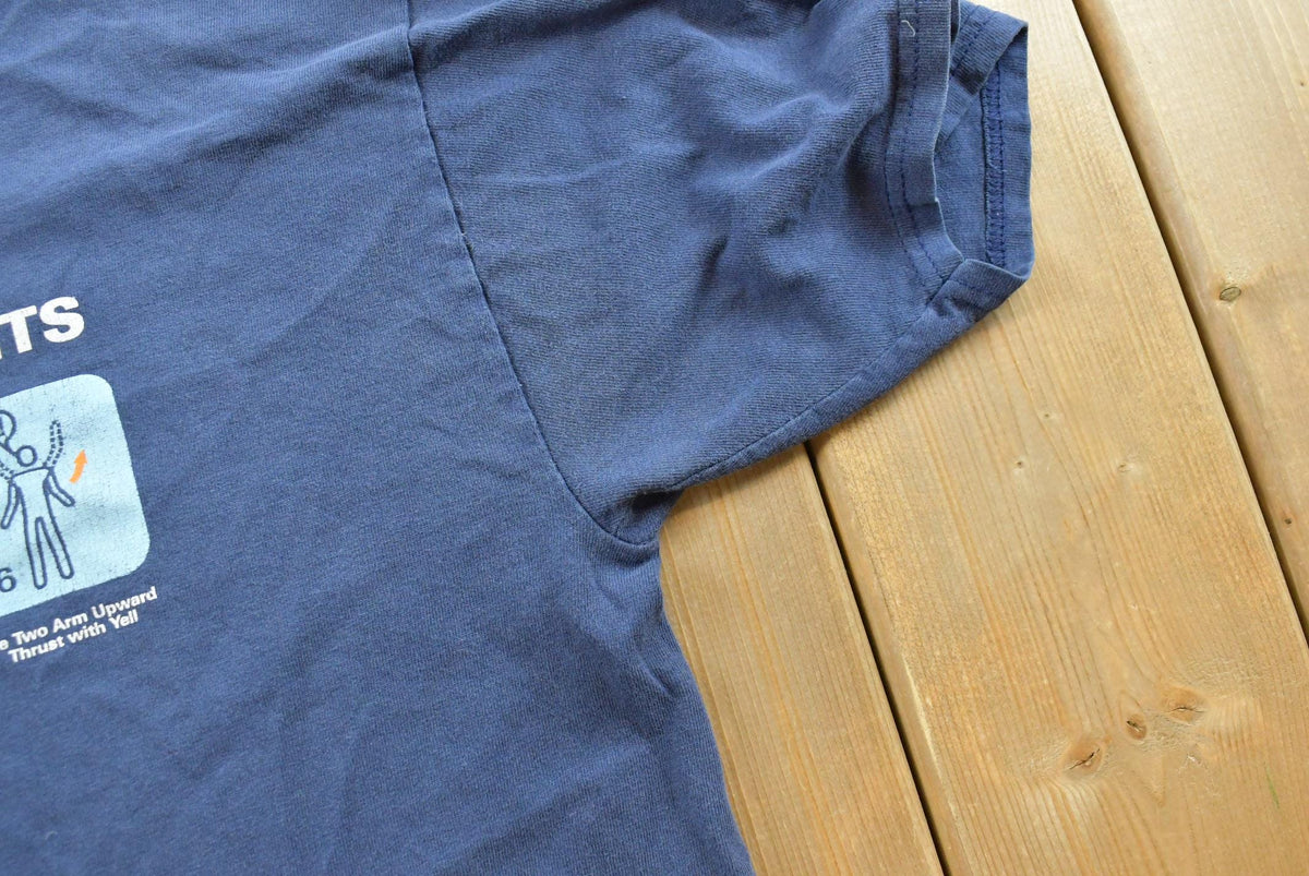 Vintage Y2K Blue Man Group Rock Concert Movements Band T-Shirt Men's L from propervintagecanada