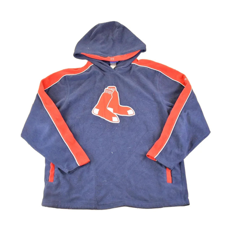 Vintage Y2K Boston Red Sox MLB Baseball Hoodie Fleece Sweater Men's XL from propervintagecanada