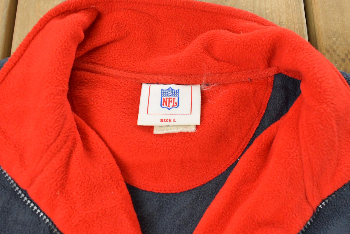 Vintage Y2K Buffalo Bills NFL Football Quarter Zip Fleece Sweatshirt Men's Large from propervintagecanada