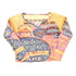 Vintage Y2K Cakes And Cafe Abstract Print AOP Crewneck Shirt Women&