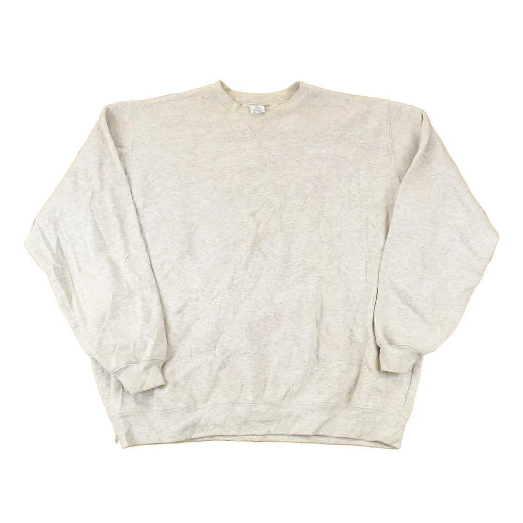 Vintage Y2K Carhartt Embroidered Logo Crewneck Sweatshirt Men's XXL Tall from propervintagecanada