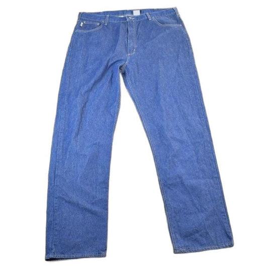 Vintage Y2K Carhartt Flame Resistant Work Denim Jeans Men's 42 x 36 from propervintagecanada