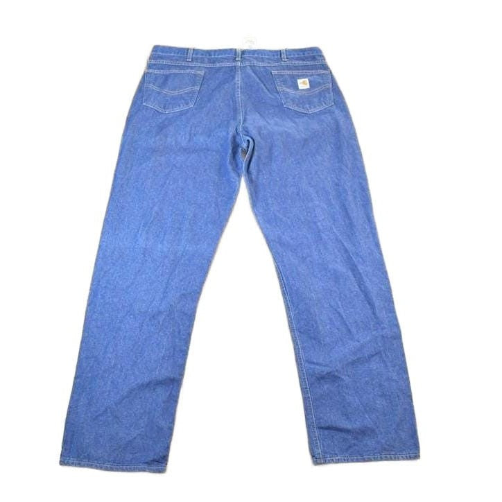 Vintage Y2K Carhartt Flame Resistant Work Denim Jeans Men's 42 x 36 from propervintagecanada