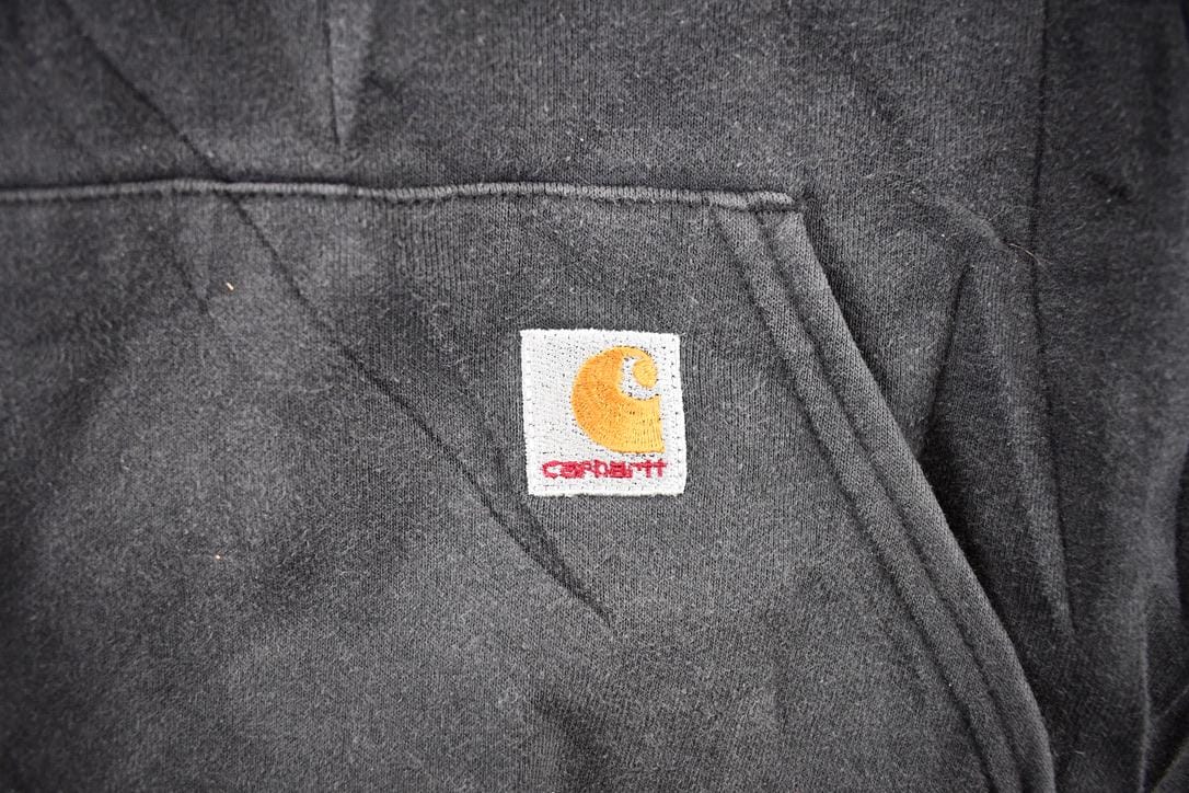 Vintage Y2K Carhartt Heavyweight Hooded Sweatshirt Men's L from propervintagecanada