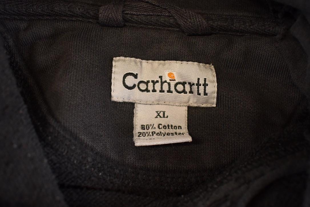 Vintage Y2K Carhartt Heavyweight Workwear Hoodie Sweatshirt Mens XL from propervintagecanada