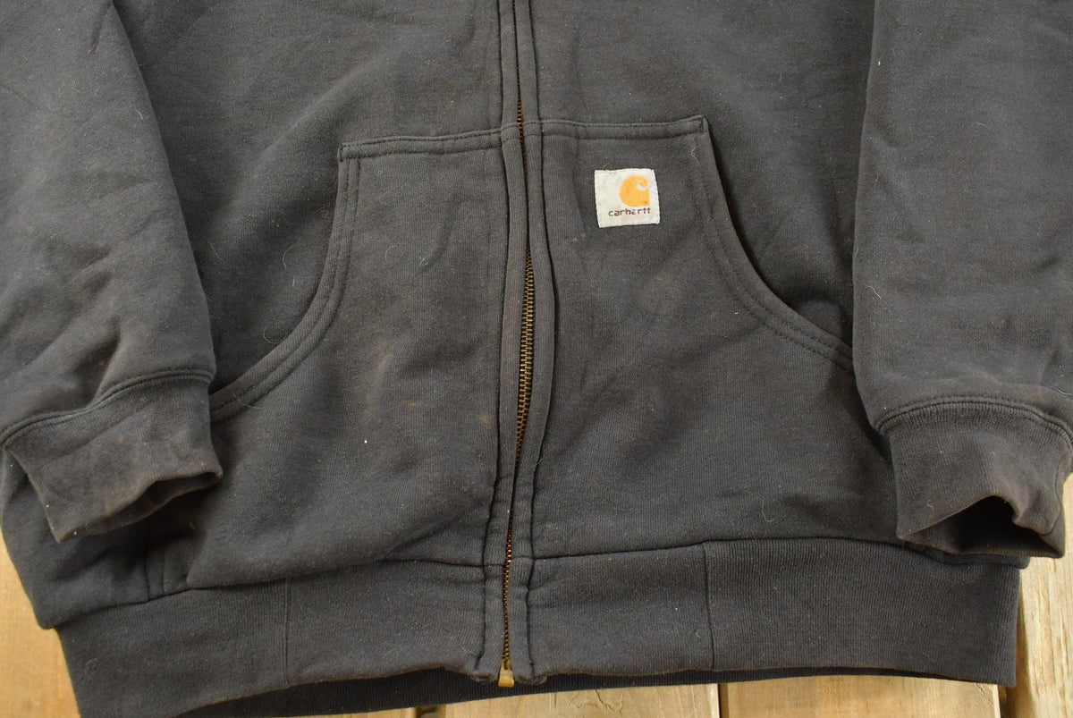 Vintage Y2K Carhartt J149 Full Zip Thermal Lined Hoodie Sweatshirt Men's XL / Workwear / Streetwear / 2000s Outdoorsman / 00s Outerwear from propervintagecanada