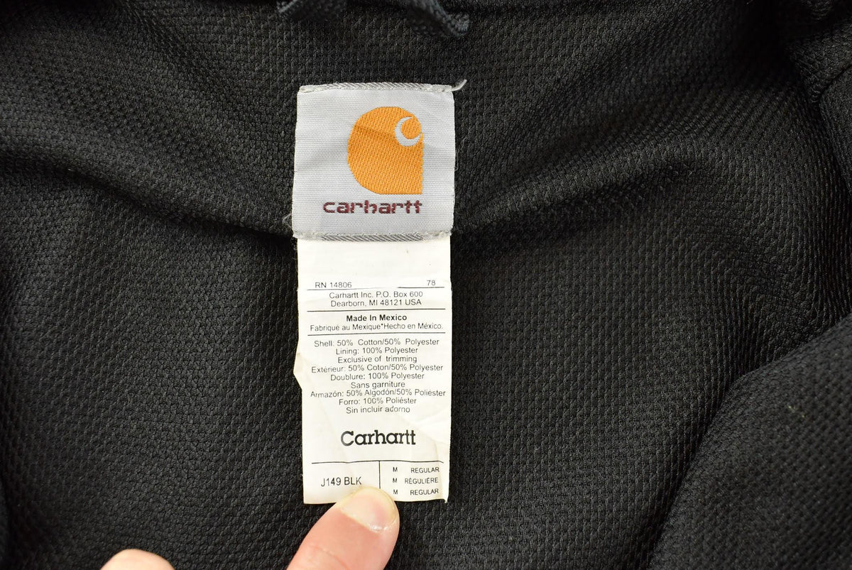 Vintage Y2K Carhartt J149 Full Zip Thermal Lined Hoodie Sweatshirt Men's XL / Workwear / Streetwear / 2000s Outdoorsman / 00s Outerwear from propervintagecanada