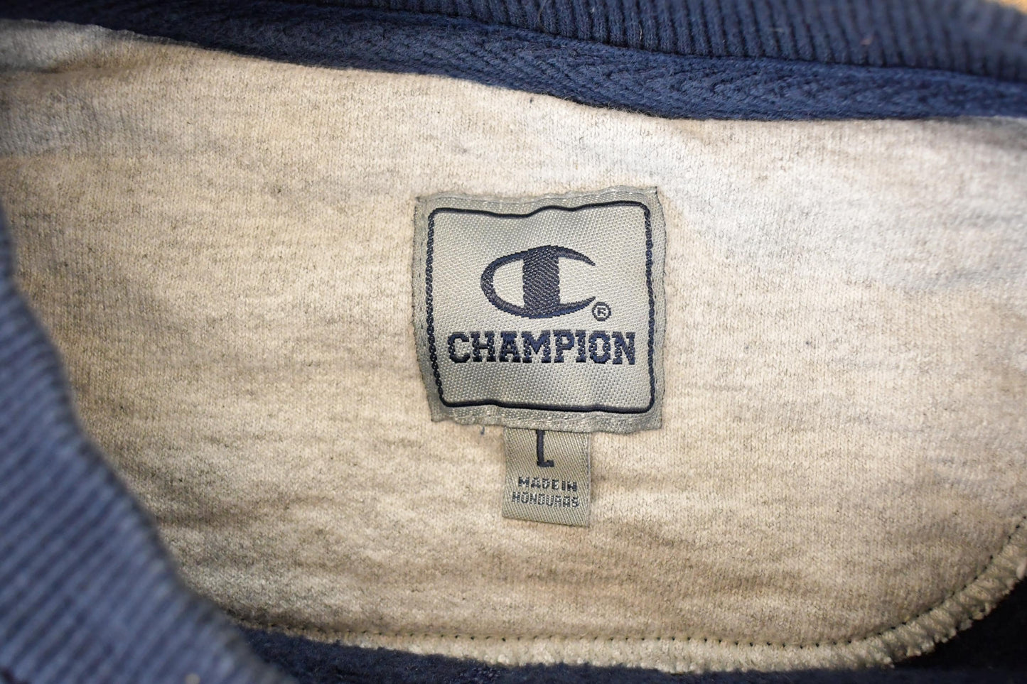 Vintage Y2K Champion Crewneck Sweatshirt Men's L from propervintagecanada