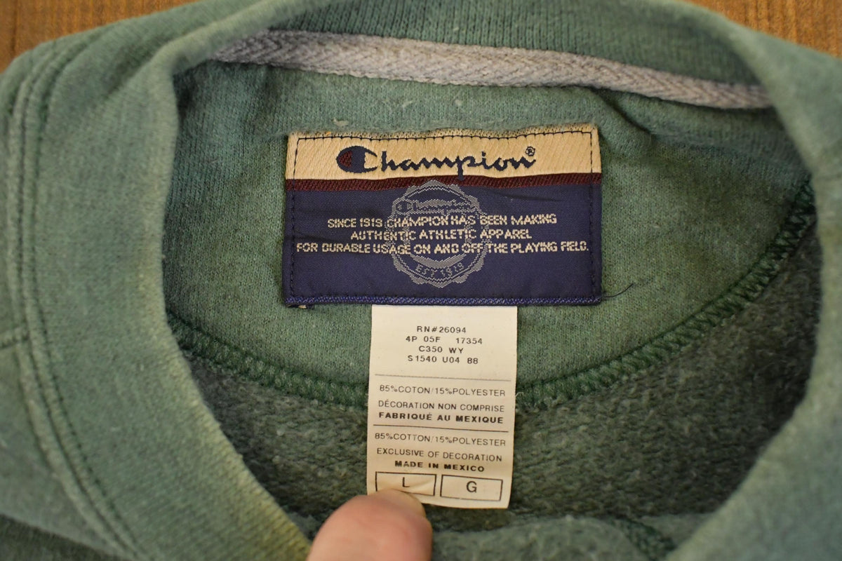 Vintage Y2K Champion Crewneck Sweatshirt Men's L from propervintagecanada