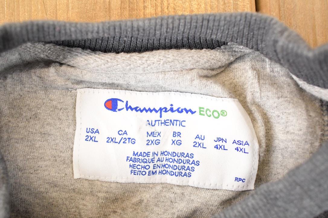Vintage Y2K Champion Eco Logo Crewneck Sweatshirt Mens XL from propervintagecanada