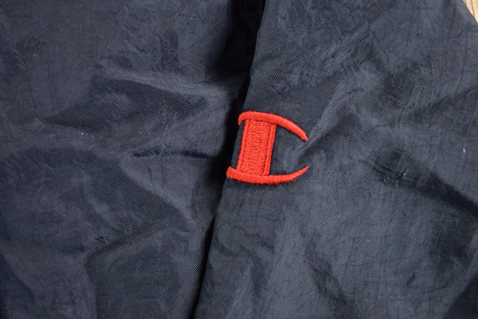 Vintage Y2K Champion Mustangs Windbreaker Crewneck Sweatshirt Mens XXL from propervintagecanada