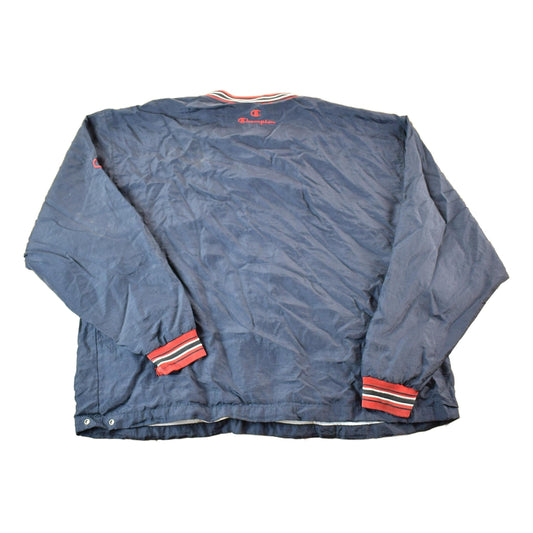 Vintage Y2K Champion Mustangs Windbreaker Crewneck Sweatshirt Mens XXL from propervintagecanada