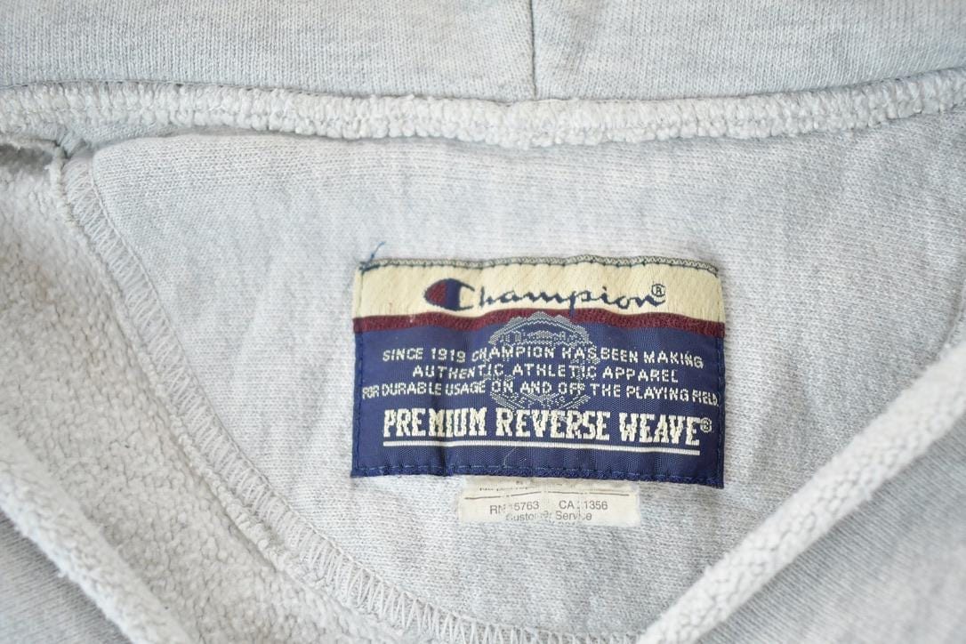 Vintage Y2K Champion Premium Reverse Weave Hoodie Sweatshirt Men's Large from propervintagecanada
