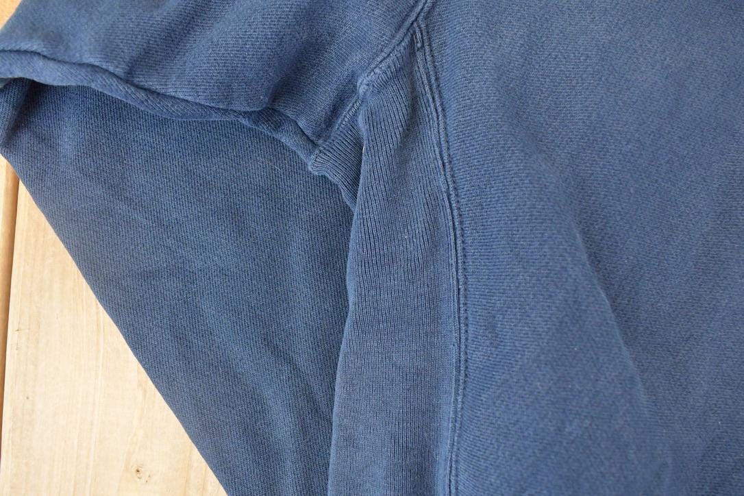 Vintage Y2K Champion Premium Reverse Weave Hoodie Sweatshirt Men's XXL / Script Logo / Eco Fleece / Minimalist / 2000s Blank from propervintagecanada