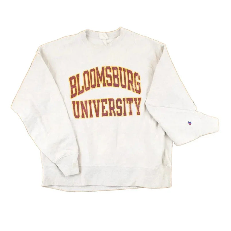Vintage Y2K Champion Reverse Weave Bloomsburg University Crewneck Sweatshirt Mens L from propervintagecanada