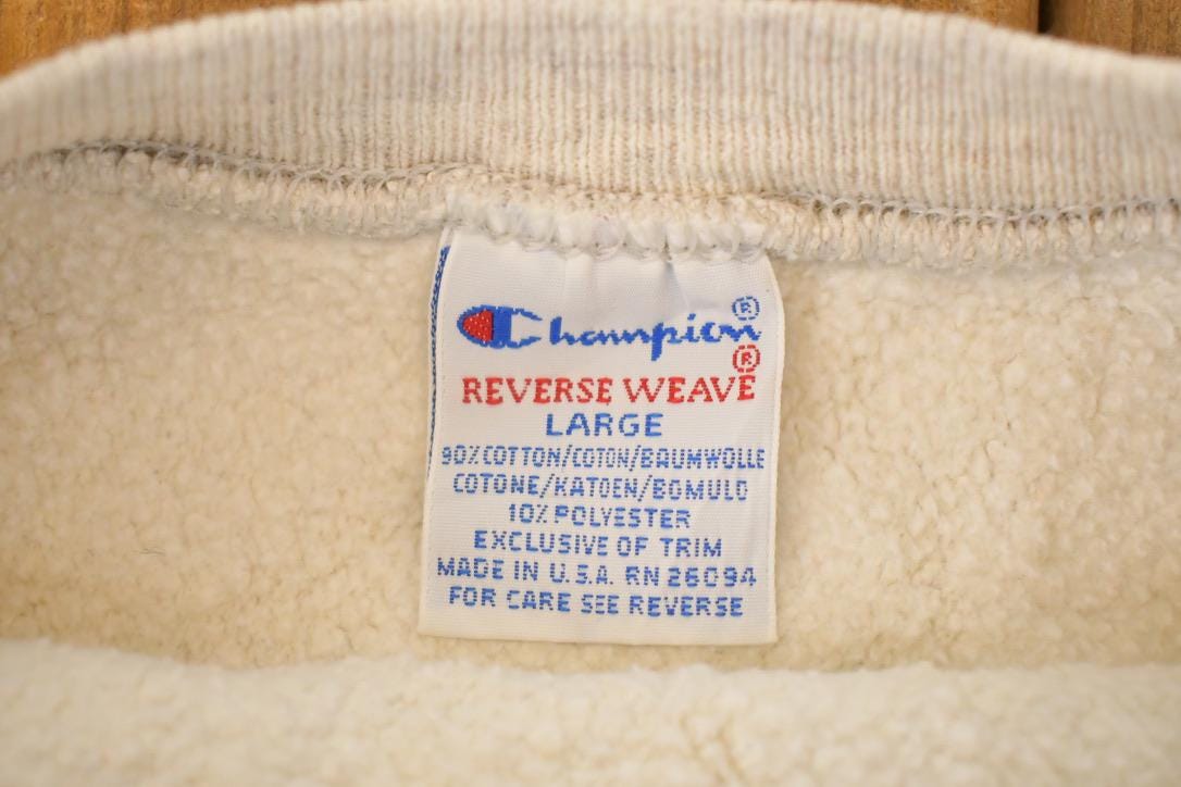 Vintage Y2K Champion Reverse Weave Crewneck Sweatshirt Mens L from propervintagecanada