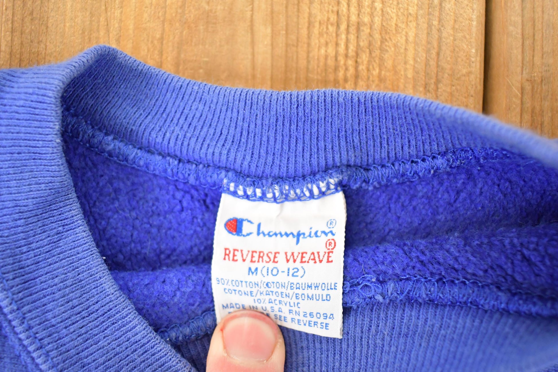 Vintage Y2K Champion Reverse Weave Crewneck Sweatshirt Youth M Men's Medium from propervintagecanada