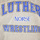 Vintage Y2K Champion Reverse Weave Hoodie: Luther Norse Wrestling, Mens XL from propervintagecanada