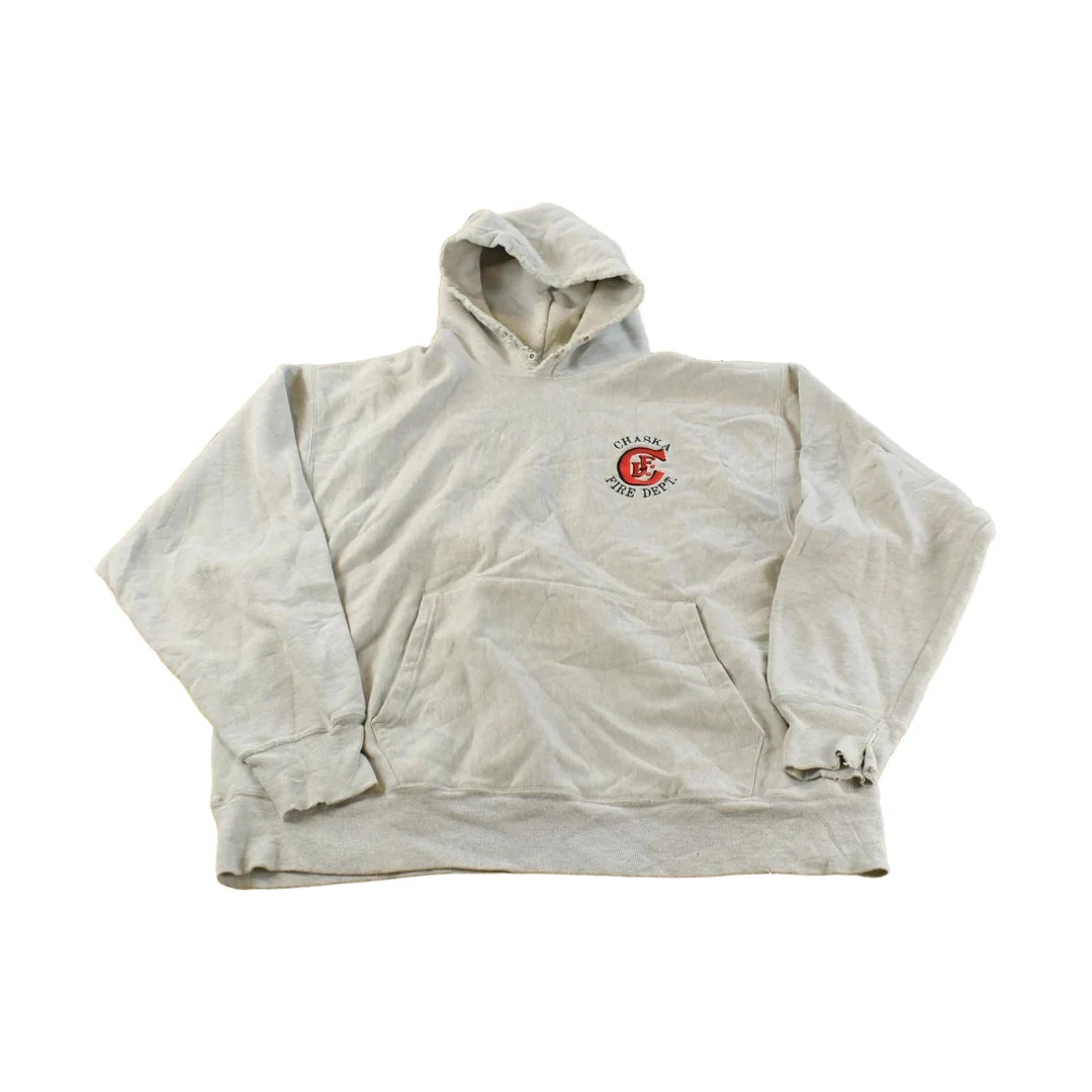 Vintage Y2K Champion Reverse Weave Hoodie Sweatshirt Men's L from propervintagecanada