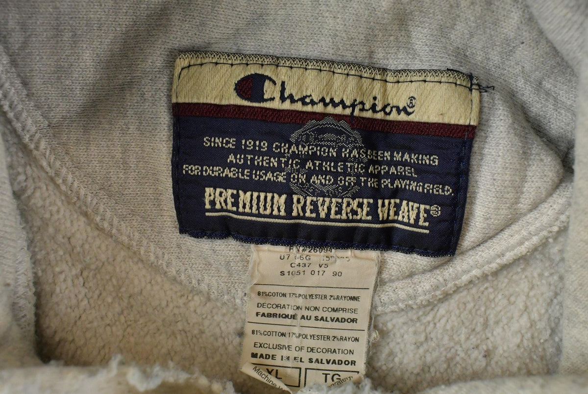 Vintage Y2K Champion Reverse Weave Hoodie Sweatshirt Men's L from propervintagecanada