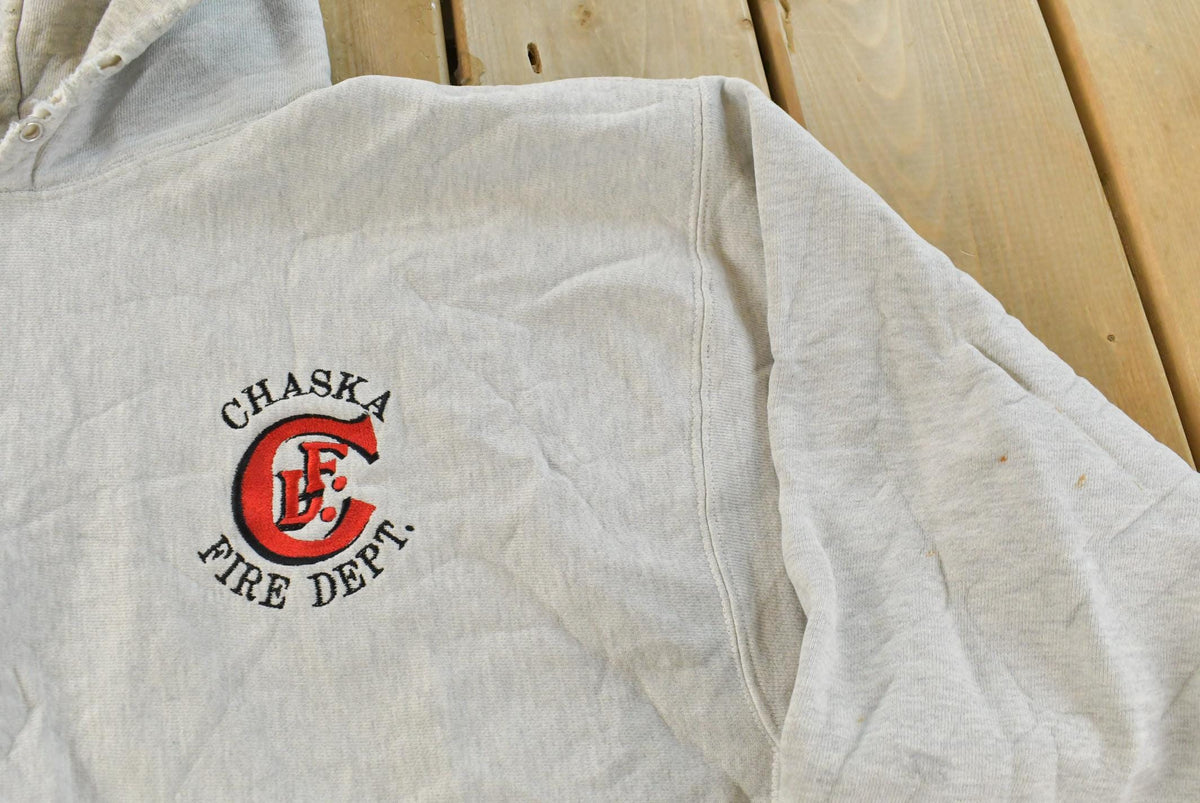 Vintage Y2K Champion Reverse Weave Hoodie Sweatshirt Men's L from propervintagecanada