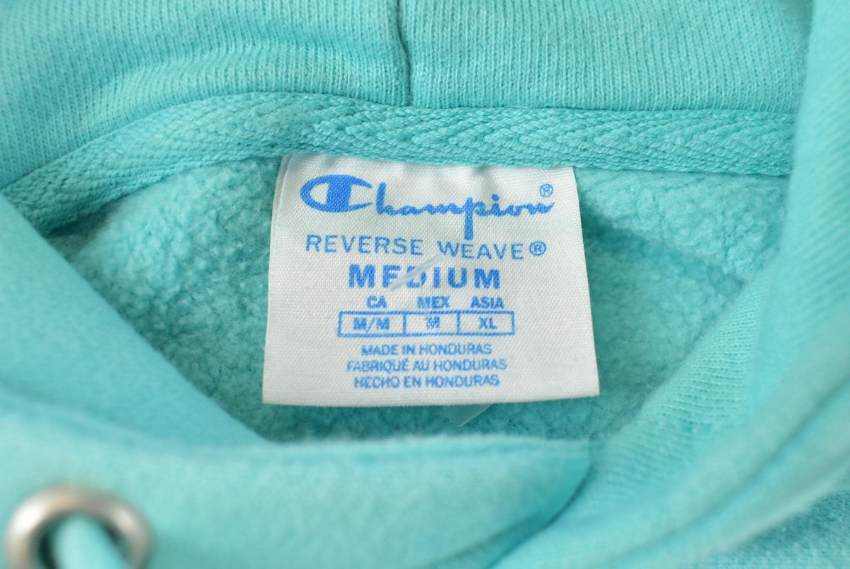 Vintage Y2K Champion Reverse Weave Hoodie Sweatshirt Men's M from propervintagecanada
