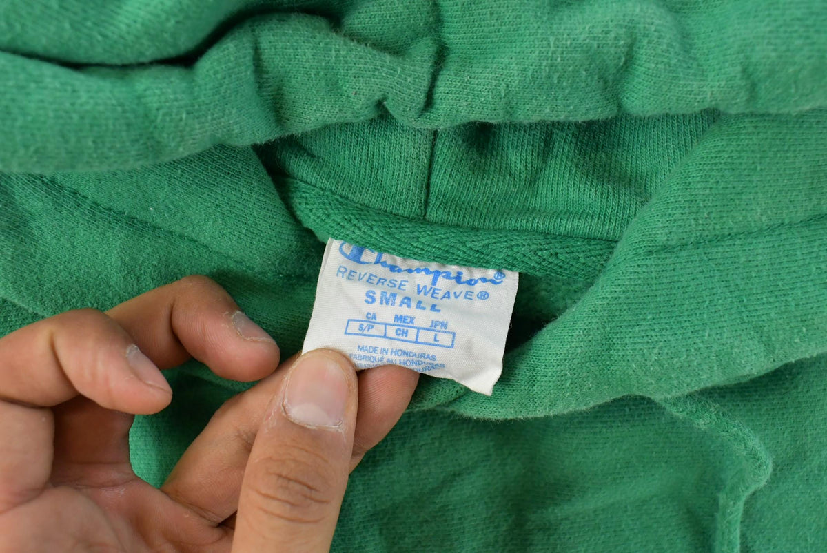 Vintage Y2K Champion Reverse Weave Hoodie Sweatshirt Men's S from propervintagecanada