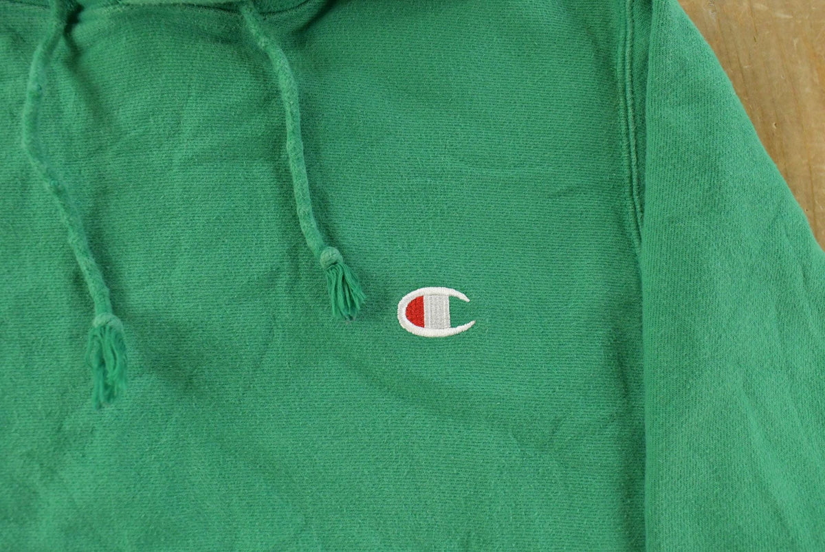 Vintage Y2K Champion Reverse Weave Hoodie Sweatshirt Men's S from propervintagecanada